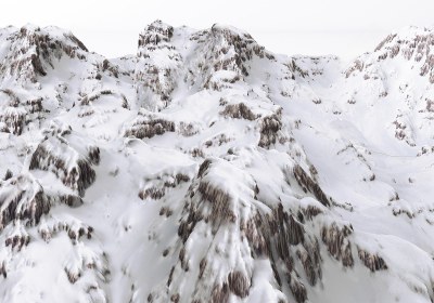现代雪山3D模型下载